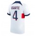 Paris Saint-Germain Manuel Ugarte #4 Borta matchtröja 2023-24 Kortärmad Billigt